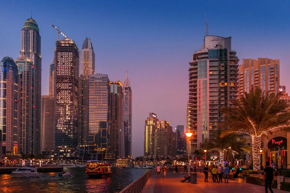 Dubai UAE skyline